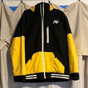 Analog Black and Yellow Greed Jacket